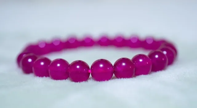 ルビー 8mm 23玉 天然石 ブレスレット